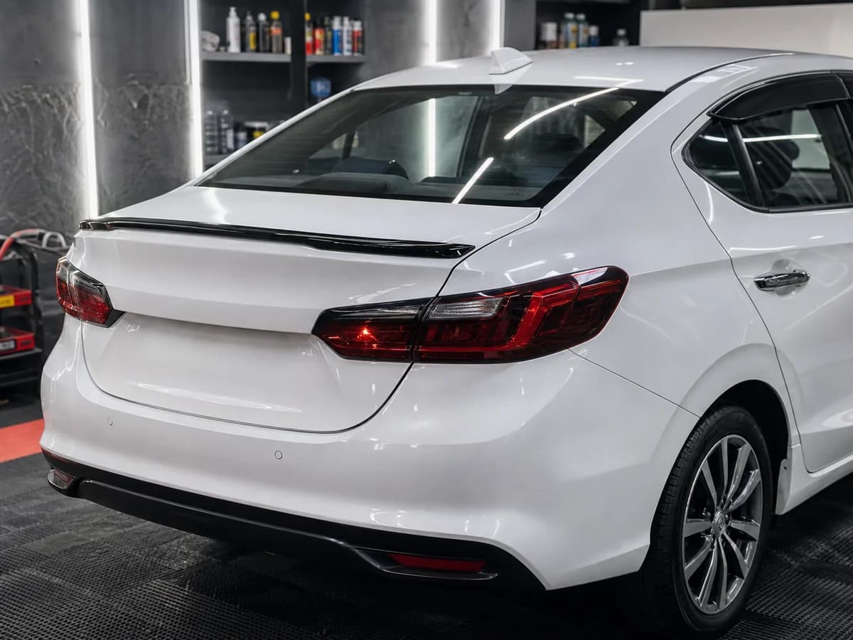 Boot Lip Spoiler Installation photo