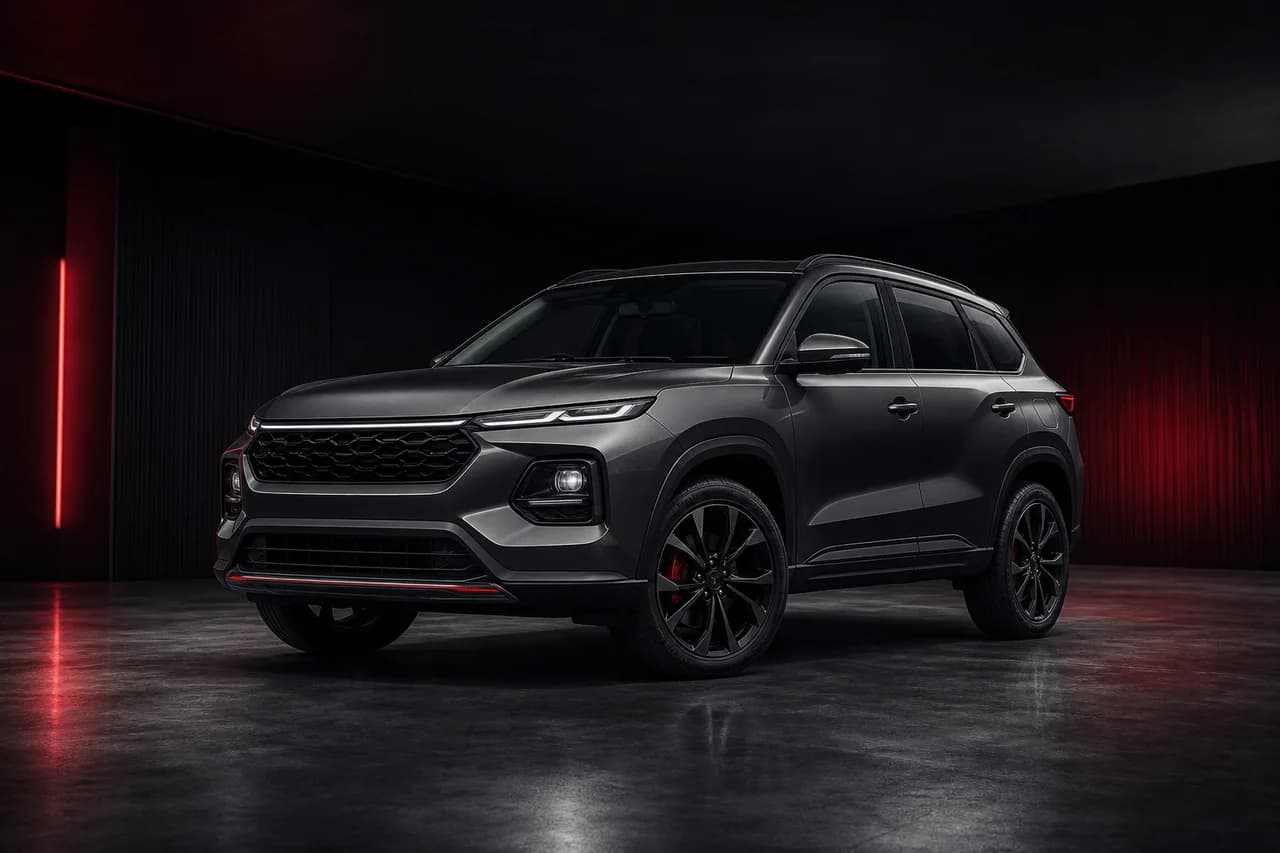 Compact SUV in the Driveway Kustoms studio