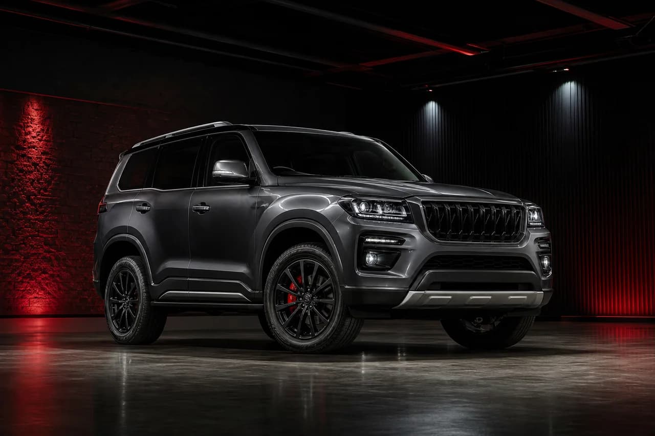 SUV in the Driveway Kustoms studio